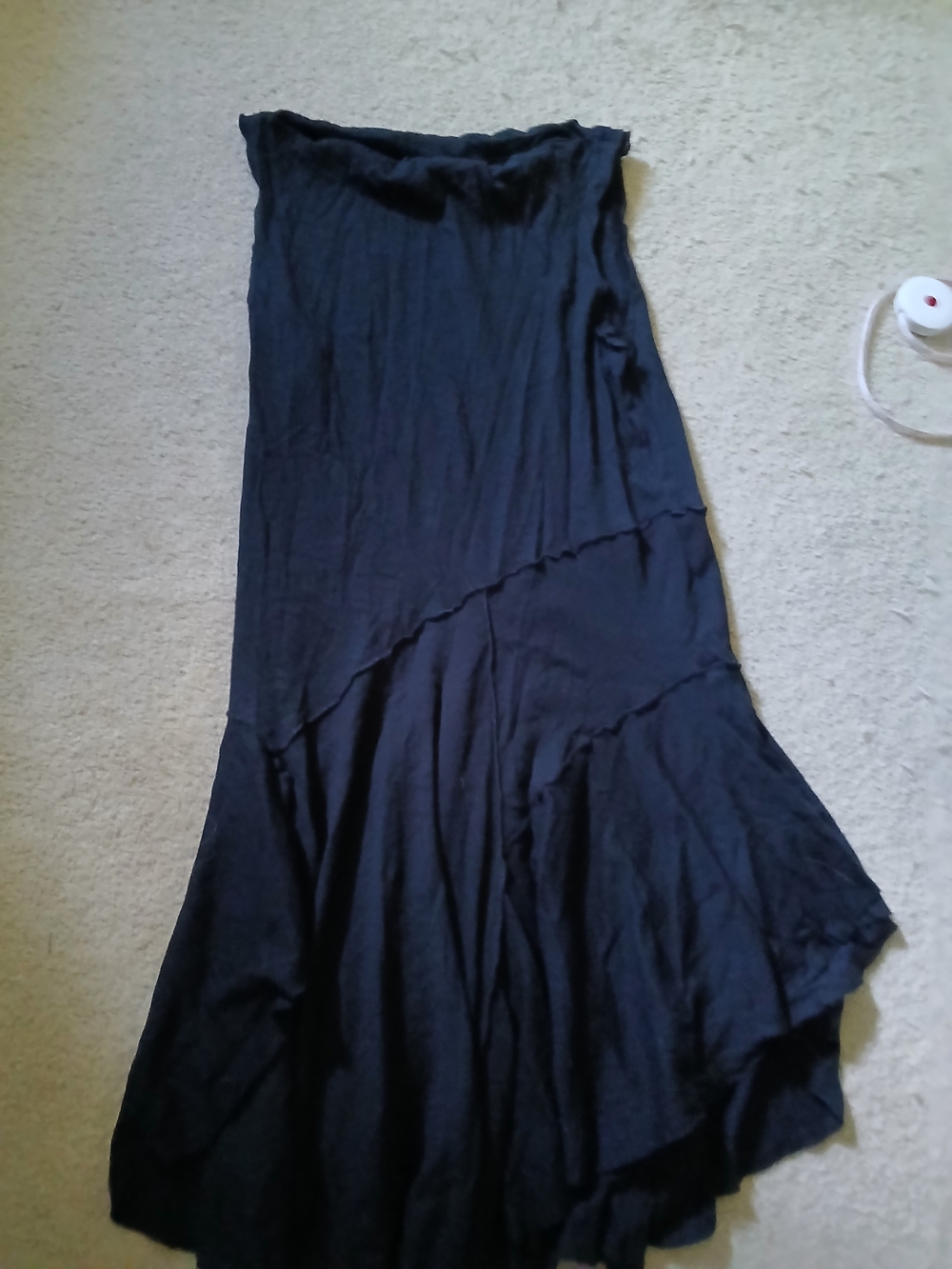 Free People Black Women's Asymmetric Top Medium
